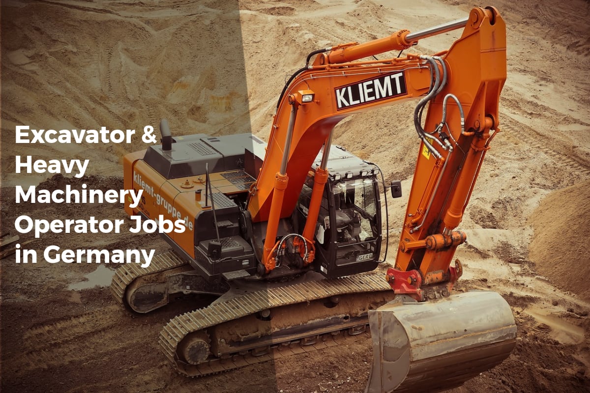 Excavator & Heavy Machinery Operator Jobs in Germany - APPLY WORK